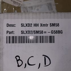 Shure ULXD8 Wireless Gooseneck Base Transmitter (ulxd8=g50)