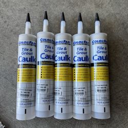 COLOR FAST Tile & Grout Caulk, Antique White SND