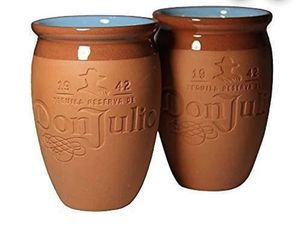 Don Julio Terracota Jarritos Cups Set Of 2
