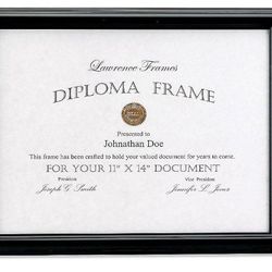 11" x 14" Diploma Frame