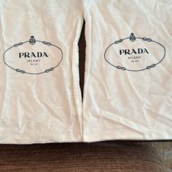 Prada Shoe Dust Bags (2) 