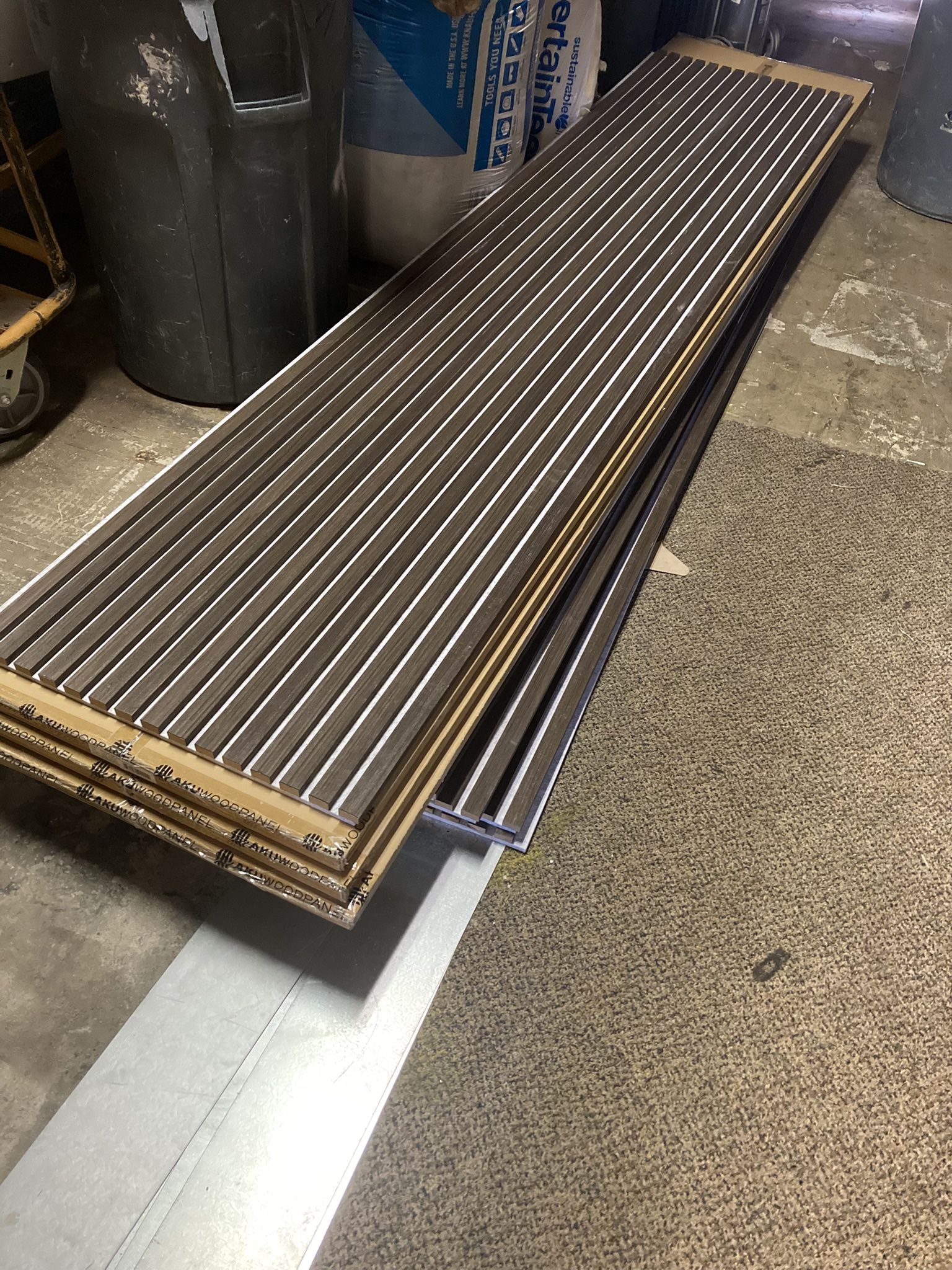 slat wall acoustic panel 9’ or 10’
