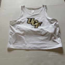 UCF - Tank Crop Top - White 