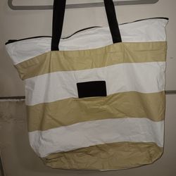 Aloha Collection Umbrella Stripe Large Tote Bag