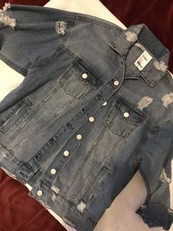 Brand new denim jacket size S