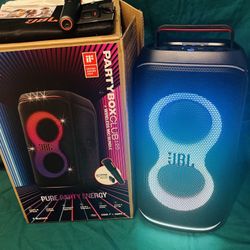 JBL Partybox Club Live 120 Portable Bluetooth Party Speaker w/ LED Lights, Wireless Microphone