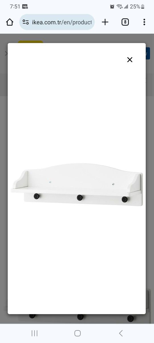 Ikea Shelf For Children. SMALL 60x19cm