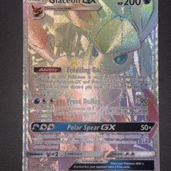 Glaceon Gx Rainbow Rare From Ultra Prism