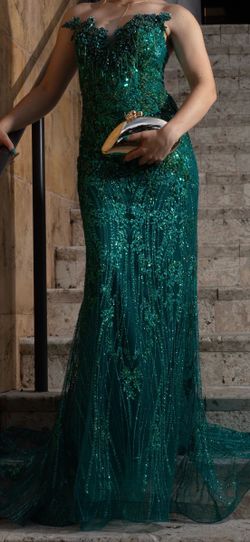 Custom Made Emerald Green Gown
