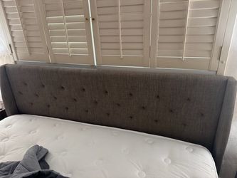 King Bed Frame and Mattress