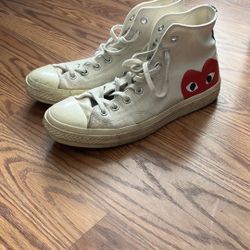 Converse Chuck Taylor All Star 70 Hi Comme des Garcons PLAY White