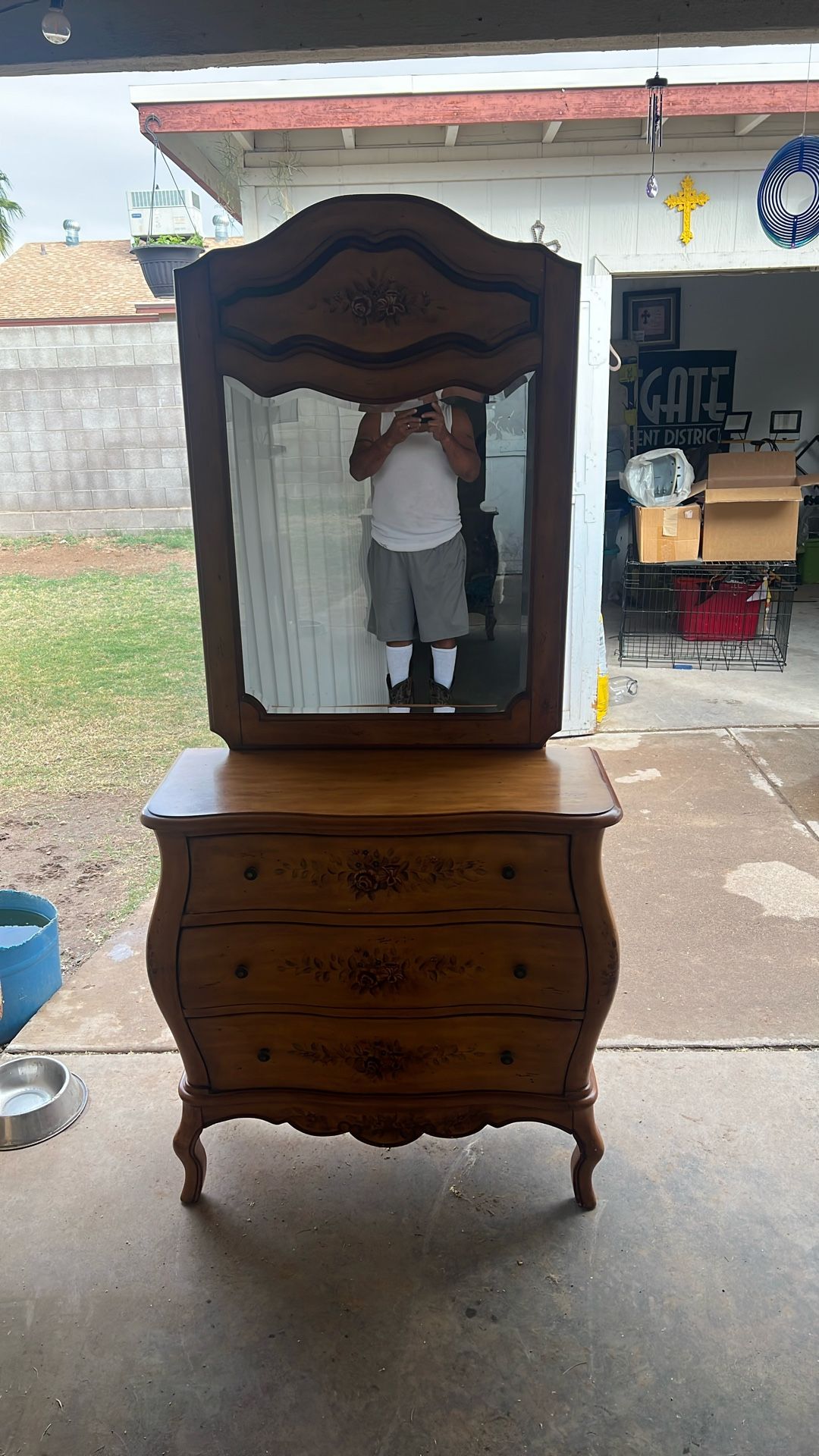 Mirrored Dresser Drawer/3