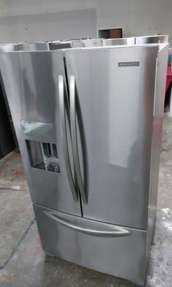 KitchenAid French Door Stainless Steel Fridge with Ice Maker
