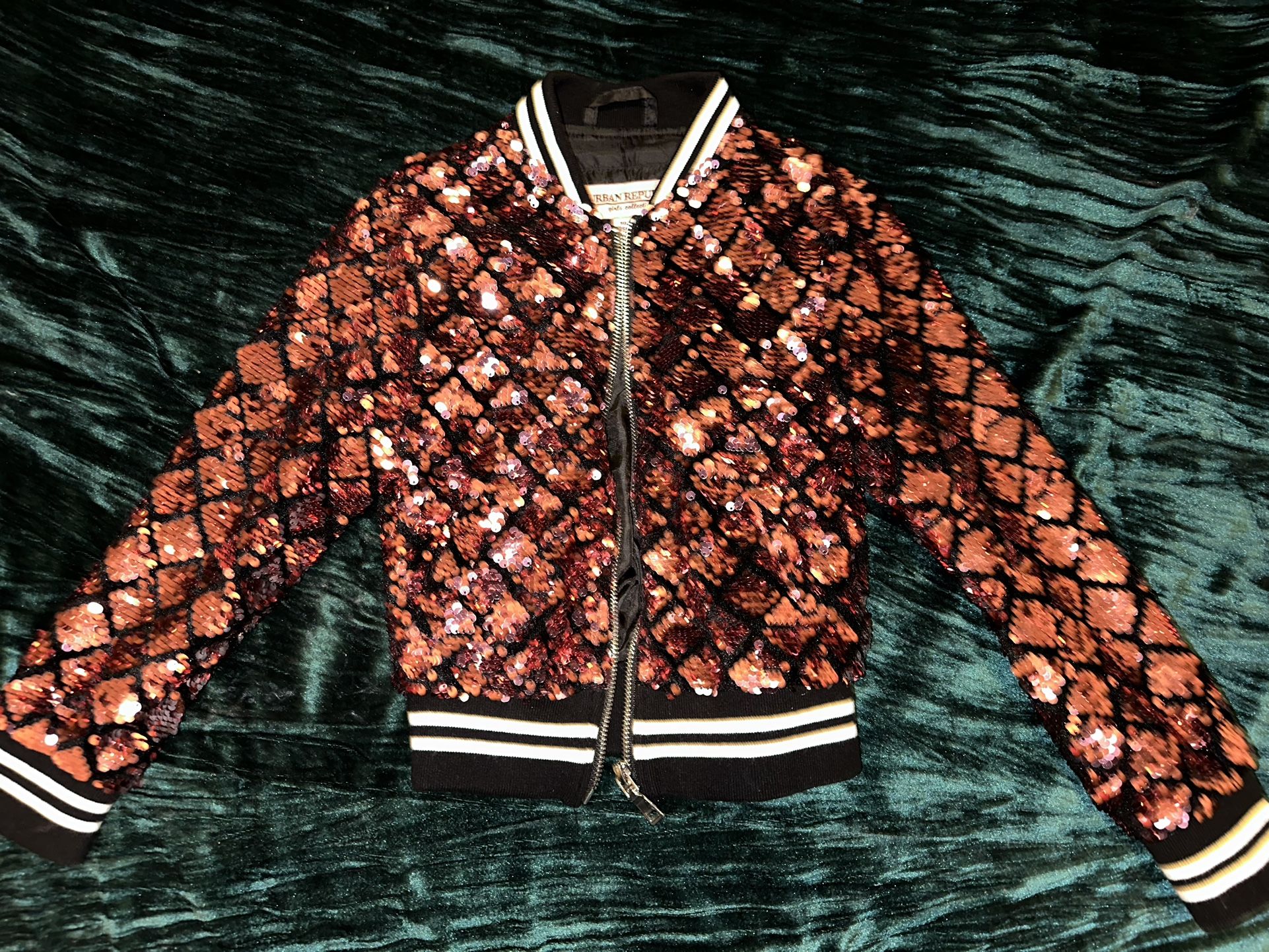 Sequin Pink Bomber Jacket Size 5T