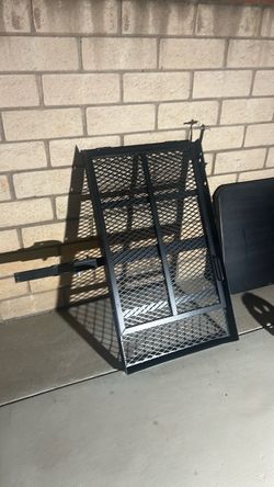 Scooter hitch carrier with ramp