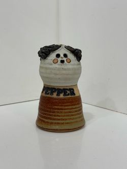 Vintage Studio Pottery Pepper Dispenser