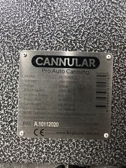 Cannular Pro Automatic Can Seamer (KegLand) – Commercial Can Sealing Machine