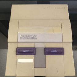 Original Super Nintendo Console