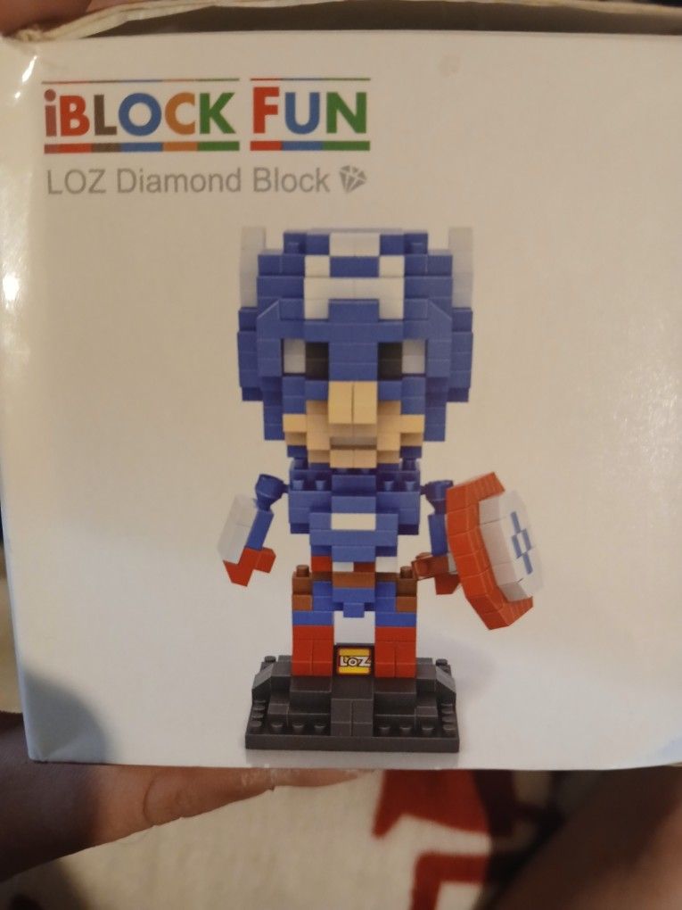 Mini Legos , Tiny Legos Build Captain America 🇺🇸 