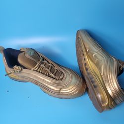 Nike Air Max 97 Metallic Gold sneakers size 11