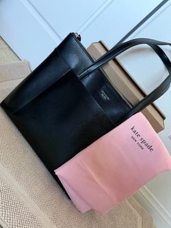 Kate Spade New York Black Leather Tote