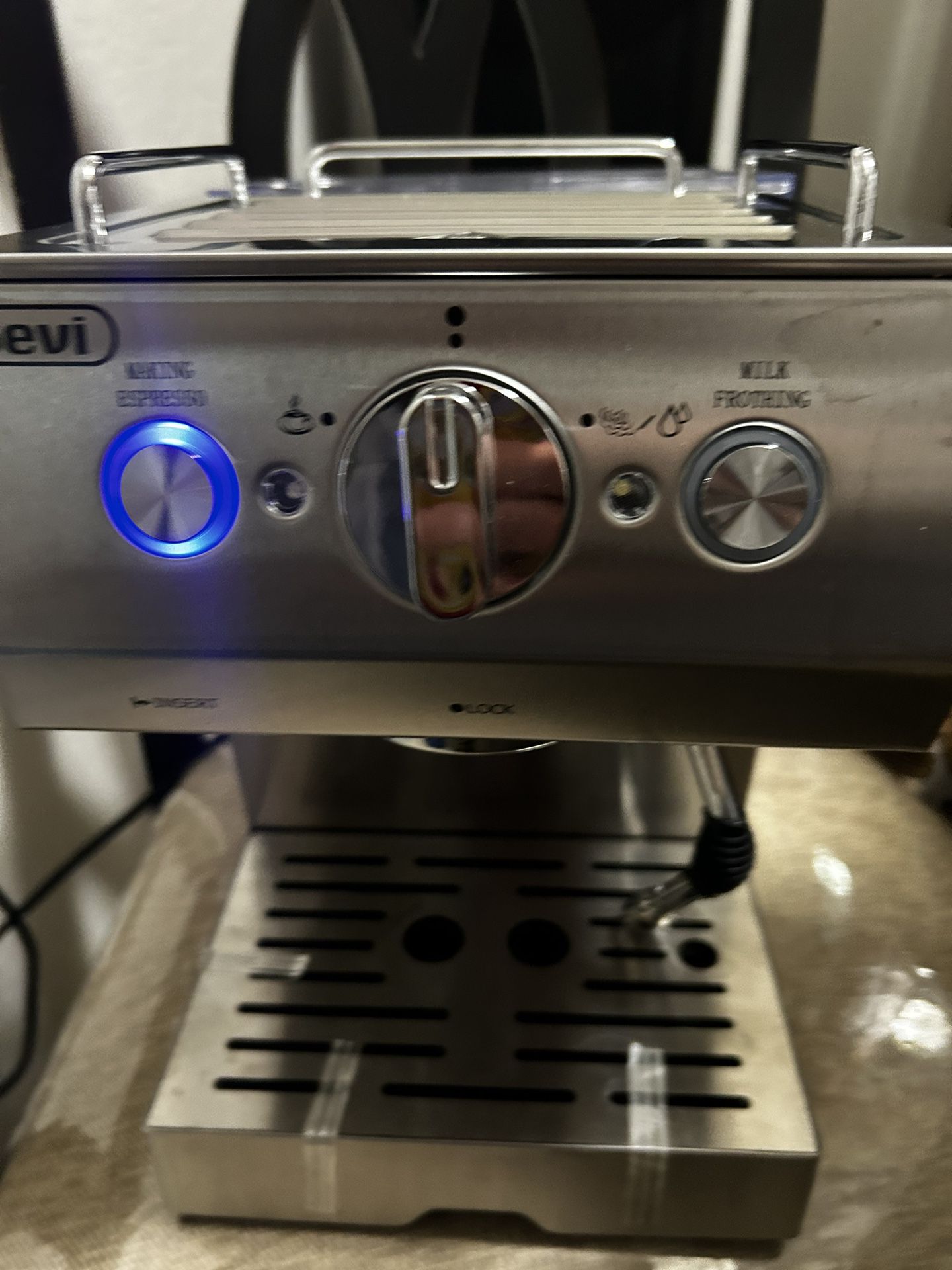 Gevi Silver Espresso Coffee Machine LAST ONE