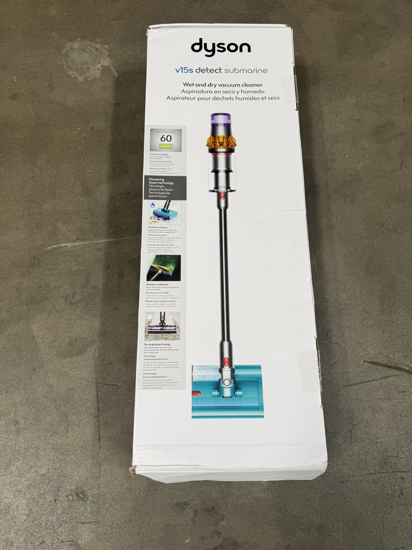 Dyson V15s Detect Submarineâ„¢ wet and dry vacuum