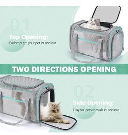 Cat Carrier for Small Cats, Ultralight Cat Carrier, Portable Small Pet  Carrier Airline Approved Collapsible Cat Carrier for 2 Cats, Ideal Cat  Carrier for Sale in Spring, TX - OfferUp
