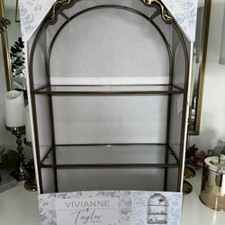 Vivianne Taylor Gold Bow Shelf