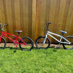 2 Aluminum BMX bikes, I Can Sell Separately 