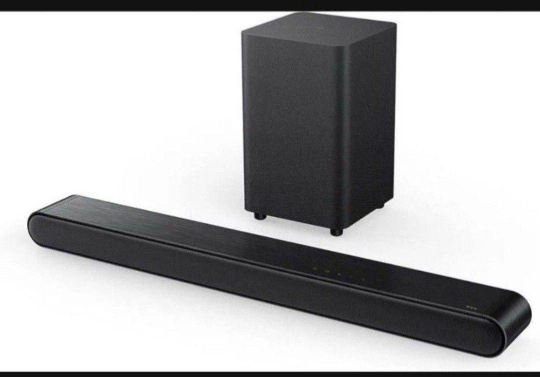 TCL 3.1ch Sound Bar with Wireless Subwoofer, (S4310, 2023 Model), Built-in Center Channel, Dolby Audio, DTS Virtual:X, Bluetooth, Wall Mount and HDMI