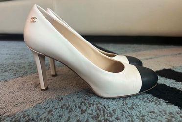 Chanel Two-Tone Cap-Toe Pumps