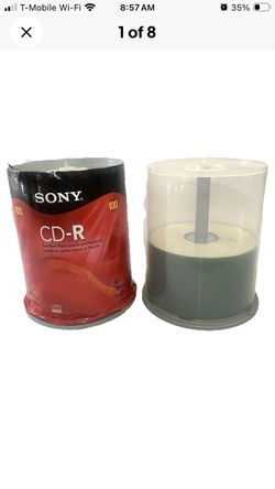 Sony CD-R 80 min 700 MB/Mo 1-48x LOT OF 2 (PRE-OWNED, LOCAL PICKUP)