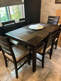Used Dining Table For 6