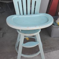 Baby  Greco High Chair, Hard Wood 