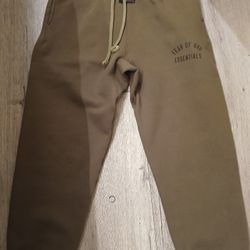 Fear of God Essentials Sweatpants – Olive – Size Xl
