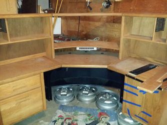Very Large Oak Desk