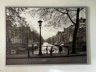 Amsterdam Canal Framed Photography Print