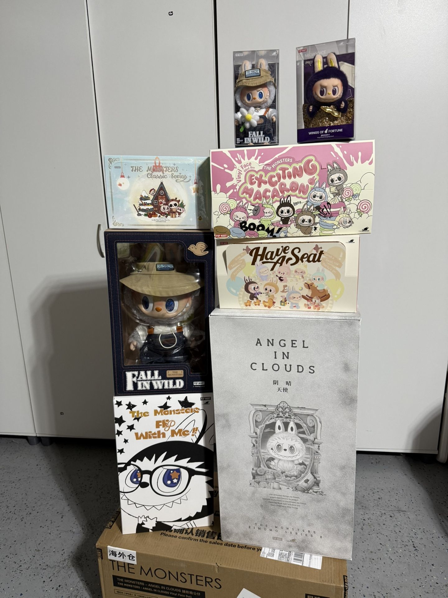 Labubu Zimomo Angel In clouds