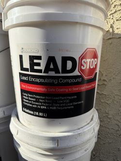 Lead Stop Lead Encapsulating Compound, 5 GAL White