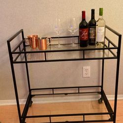 Black Bar Cart 