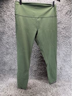 Women’s Lululemon Align High Rise Crop Leggings Green Plus Size 16 Soft Nulu Fab