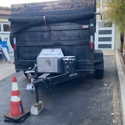 2021 Dump Trailer. Works Great 10’ Long