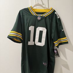 Jersey Jordan Love #10 Men’s XL Green New with Tags/ Stitched