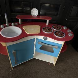 melissa and doug  kitchen wooden set