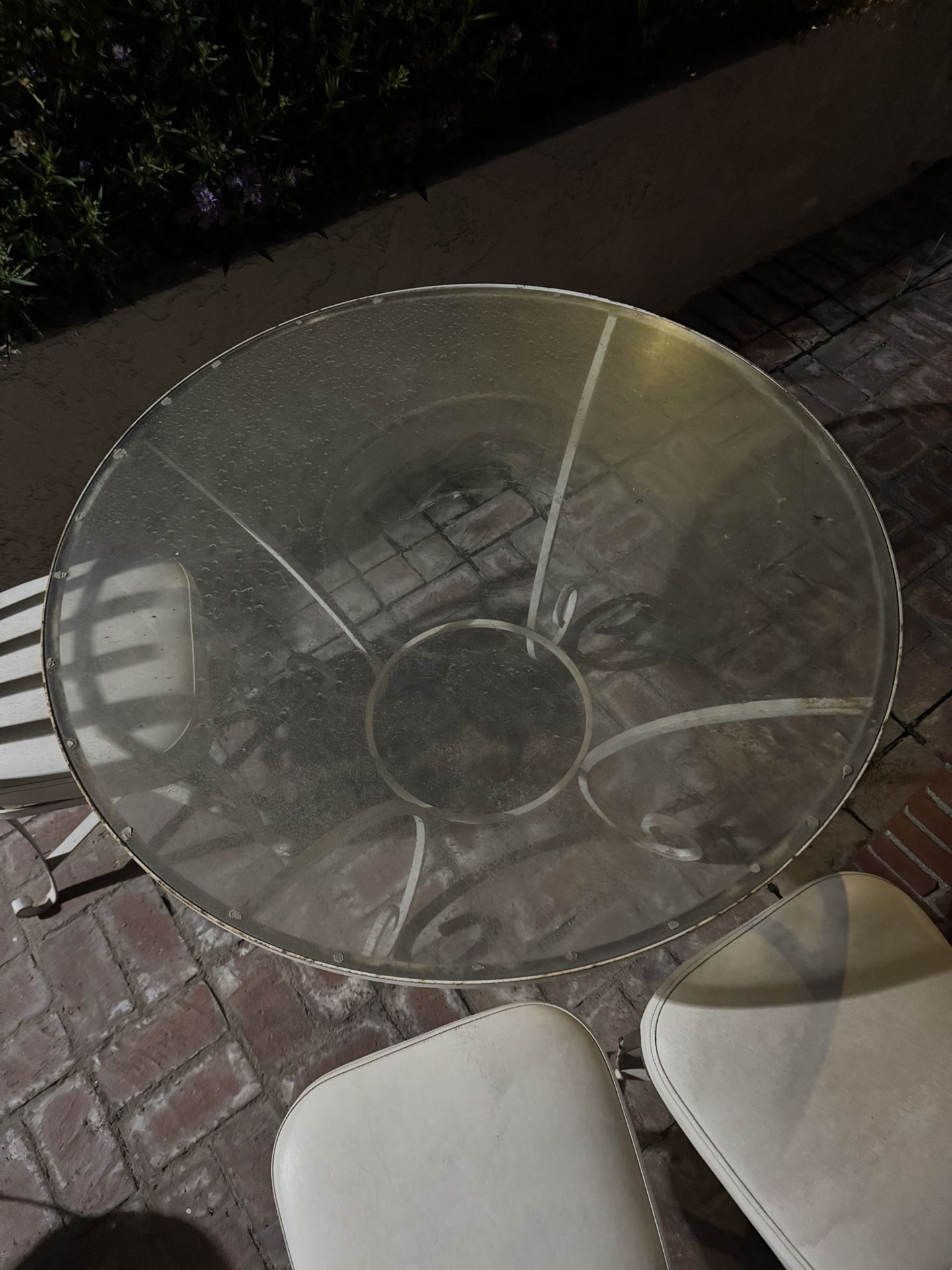 Wrought Iron Table With Matching Chairs
