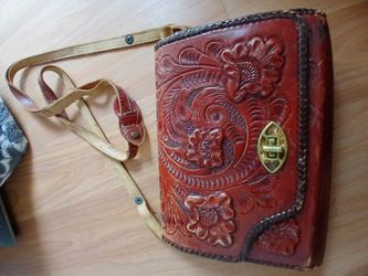 Redish brown vintage bag