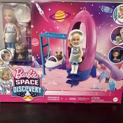 New Barbie Space Discovery Toy Dog Play Set Swing Slide