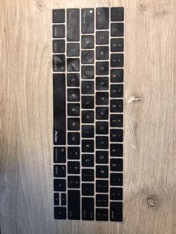 MacBook keyboard cover black