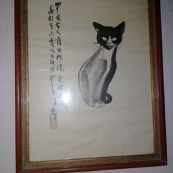 1960s Rice Paper Chinese Art.